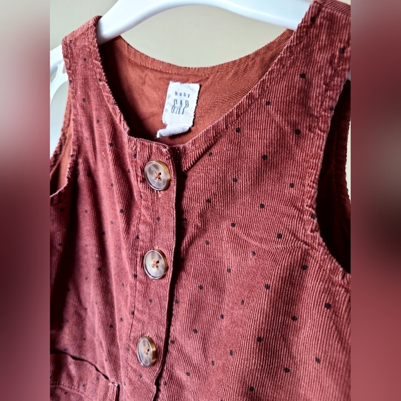 ♥️♥️♥️3 For $20♥️♥️♥️GAP Corduroy Toddler Dress🤎 - Picture 4 of 5